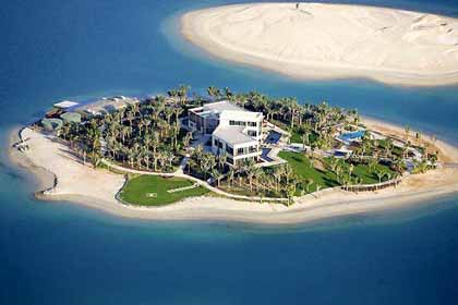 Michael Schumachers Insel in The World, Dubai