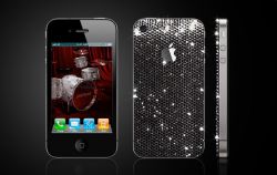 iPhone 4 Cover mit Swarovski Kristallen