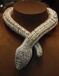 Diamant Halskette in Schlangenform von Cartier