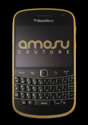 Amosu Couture 24 Karat Gold Blackberry 9900