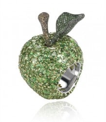 eleganter Chopard Ring in Apfelform
