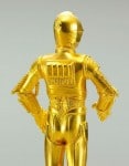 Vergoldete Star Wars Statuen - R2D2 und C-3PO