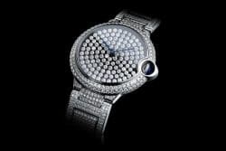 Cartier präsentiert die Diamantenbesetzte Serti Vibrant Uhr