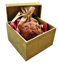 Der teuerste Schokoladen-Trüffel der Welt in einer Geschenkbx