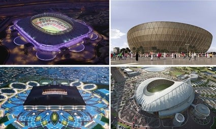 Stadien der Fußballweltmeisterschaft 2022
