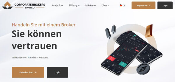 Corporate Brokers Limited Website