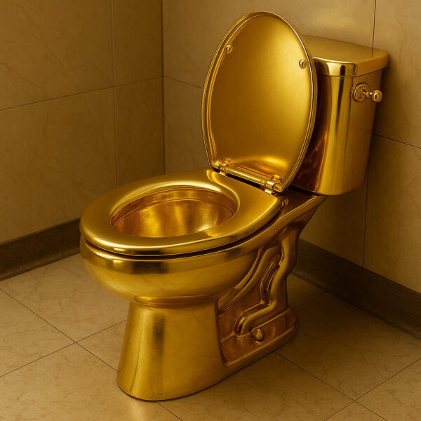 Die Royal Flush Toilette aus Gold – Wenn selbst der Rückzugsort zum Statement wird